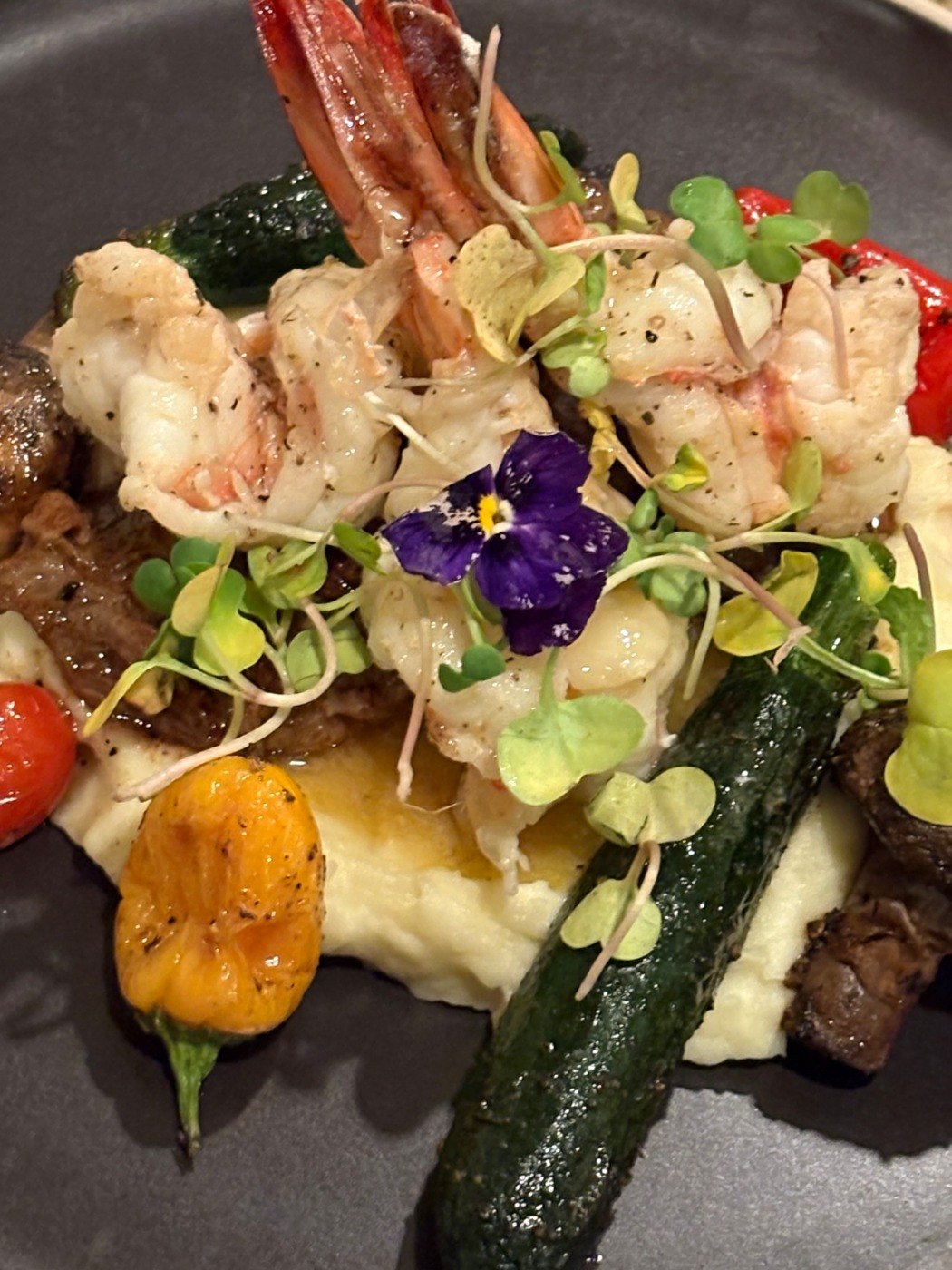 A plate from Israel Rojas’s kitchen
