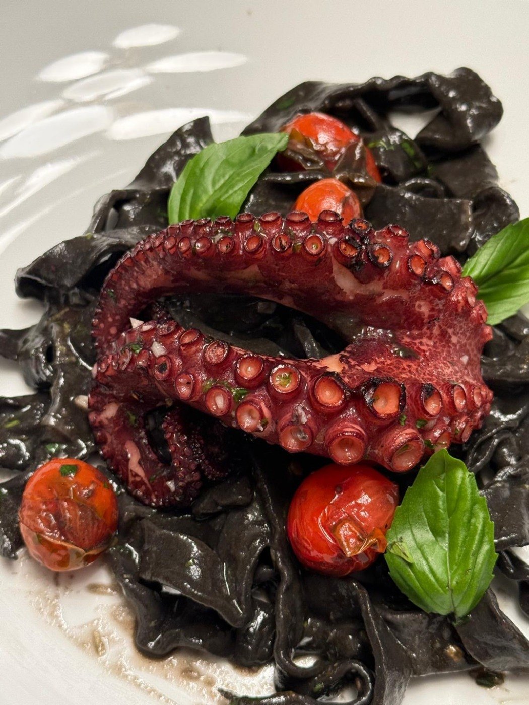 A plate from Miguel Ángel López’s kitchen