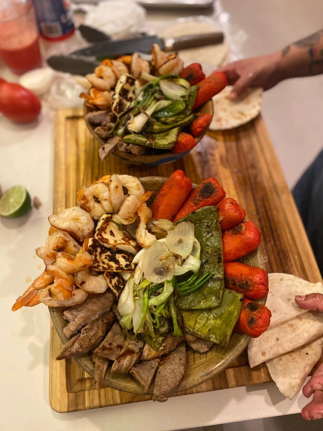A plate from Sandra Acosta’s kitchen